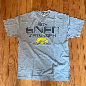 Iowa Hawkeyes “Any Given Saturday” Gray Shirt